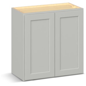 RELIABILT Parkstone II Wall Cabinet, Light Gray, 24" W, 2 Doors, Fully Assembled - 641341 | Lowe's Pro Supply